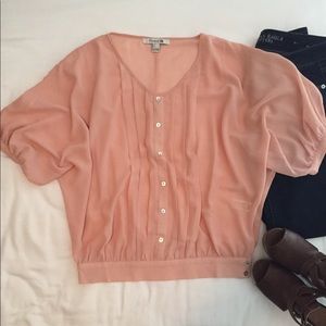 Forever 21 Balloon Sleeve Top